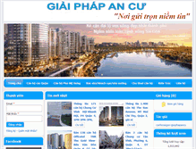 Tablet Screenshot of canhosaigon-giaiphapancu.com